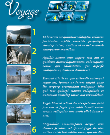 Cloned images including various effects.