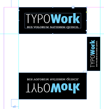 Typographic artwork easily replicated. Typographic artwork easily replicated.