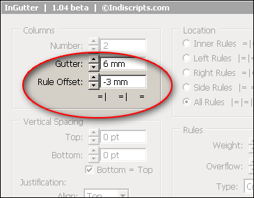 The new Rule Offset feature. The new Rule Offset feature.