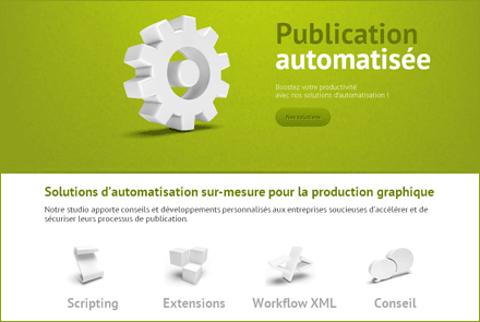 Page d'accueil du site loicaigon.com / réalisation Doopix.fr Page d'accueil du site loicaigon.com / réalisation Doopix.fr