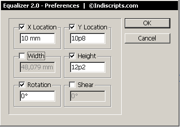 Equalizer Preferences dialog.