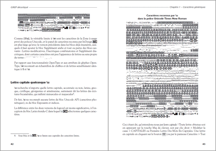 Confrontation des glyphes capturés en GREP par le métacaractère \u sous InDesign CS3 et CS4