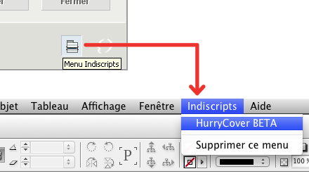 Menu Indiscripts.