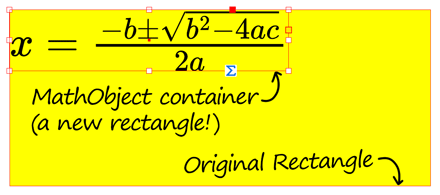 Just placing a new MO container at the same location of the target rectangle. Just placing a new MO container at the same location of the target rectangle.