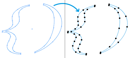 How to automatically generate circles on path points? How to automatically generate circles on path points?