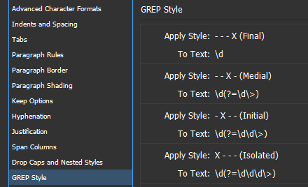GREP styles to the rescue!