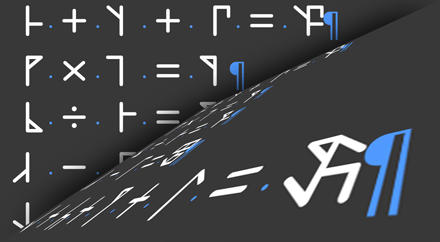 Dealing with Cistercian numerals with IndyFont Pro