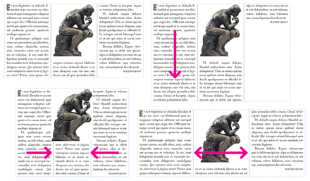 Once a frame has been properly treated by InGutter, it can be manually resized or transformed.
