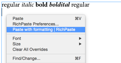 Running the script from the right click contextual menu.