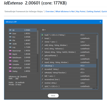 Le « core » d'IdExtenso fournit des briques fondamentales (JSON, Log, Env, etc.)