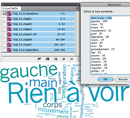 Wordalizer Pro tested in InDesign CS5 French UI